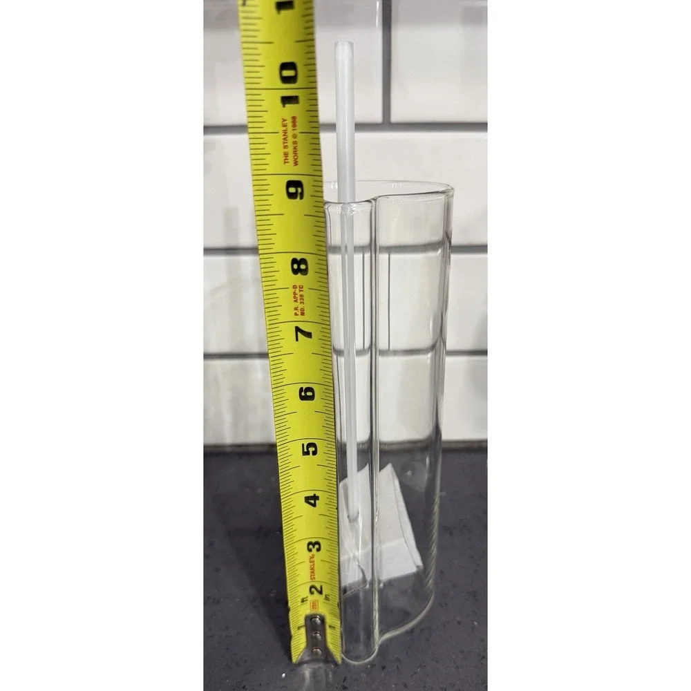 NEW Ikea VARMBLIXT‎ Cocktail Pitcher Stirrer Clear Glass Hand Made